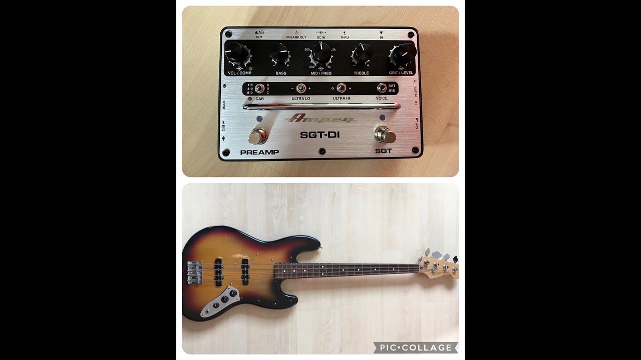 Ampeg SGT DI + Fender Jazz Bass