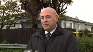Raw Video: San Mateo County Sheriff's spokesman on discovery of two bodies in submerged car
