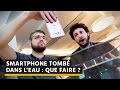 Comment sauver son smartphone tombé dans l'eau ?