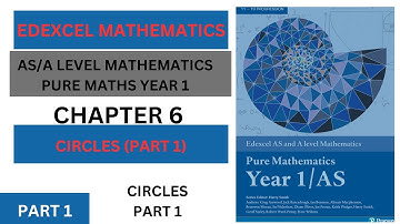 circles | Edexcel | AS and A Level Maths | Pure Maths Year 1 AS | Part 1 #mathematics  #maths