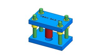 Press Tool Die Assembly | Mechanism | Animation | Solidwork