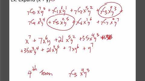 Math 30-1: Perms and Combs 4: Binomial Theorem