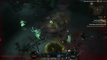 Diablo IV Server Slam wind druid gameplay part 5: Immortal Emanations dungeon and some tough times!