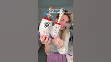 Trying the viral balloon inflator!! Easy balloon DIY