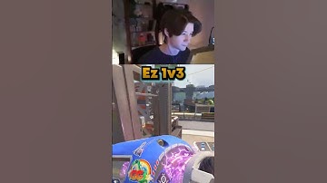 Aceu insane 1v3 clutch #shorts