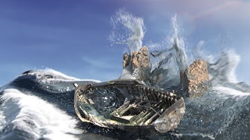 FLIP Fluids Wave and WhiteWater Simulation - Houdini Breakdown