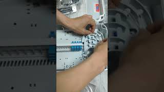 Splitter 24 Core Fiber Optical Termination Optic Outdoor FTTH Junction Box