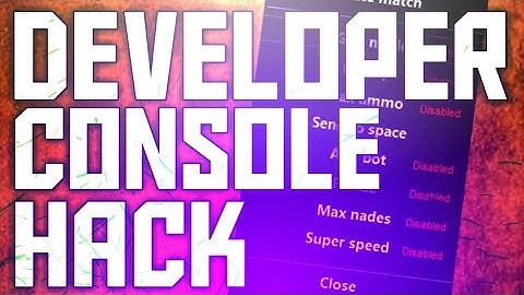 ((OutDated))NEW PIXEL GUN 3D DEVELOPER CONSOLE HACK