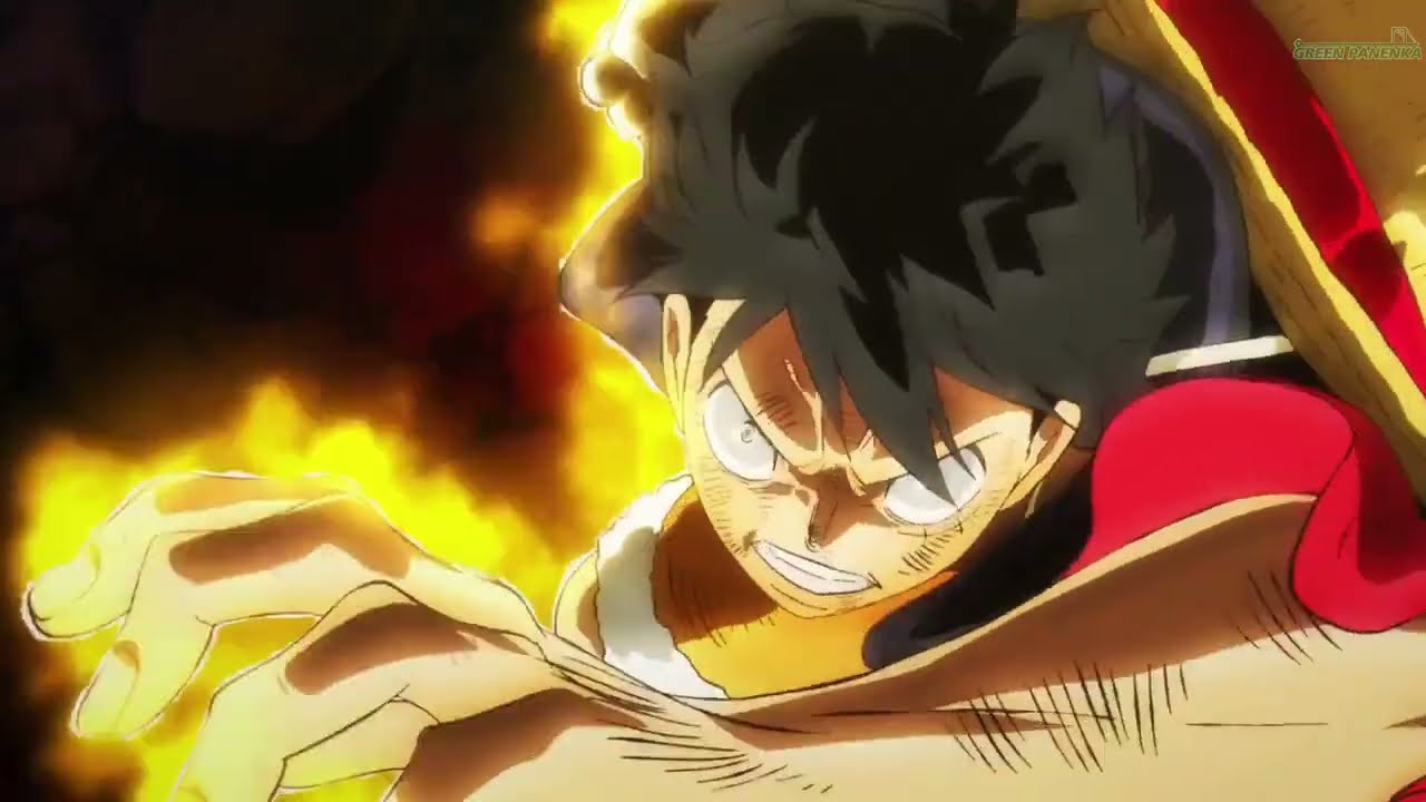 [BATTLE SCENE] Luffy vs Kaido First Time Luffy Using Ryuo Advance Conguerors Haki against