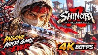 When A Samurai Became Ninja | SHINOBI Art of Vengeance Full Walkthrough 4K 60FPS screenshot 5