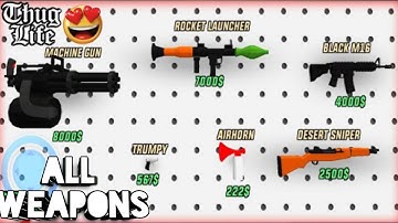 All Weapons Unlocked in Dude Theft Wars