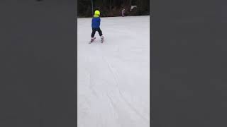 Zimní škola v přírodě - 2. den lyžování Terezka