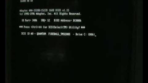 Compaq DeskPro 386 Boot