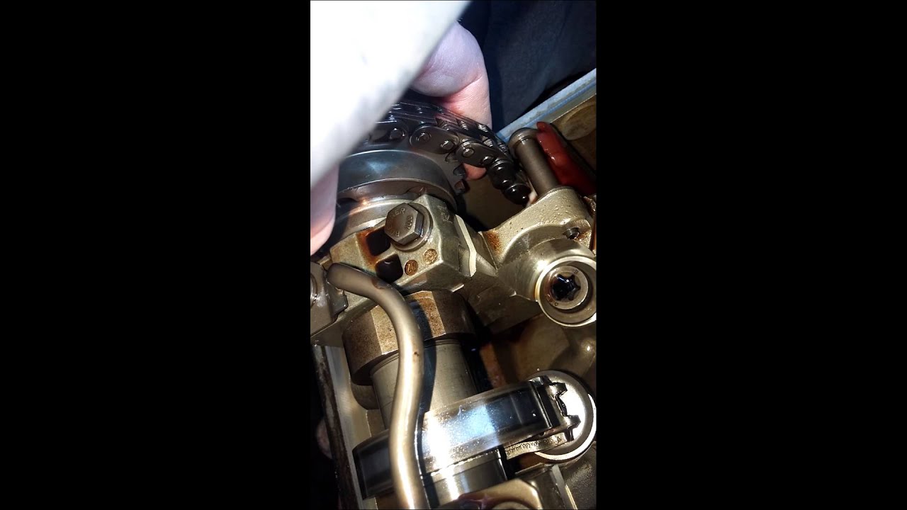 2003 Ford 4.0 sohc passengers side timing chain. - YouTube