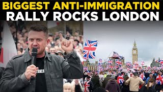 Unite The Kingdom Rally LIVE: Tommy Robinson Leads ‘Biggest’ Anti-Immigration March In London | UK