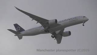 Ethiopian Airlines Star Alliance Livery A350-941 Et-Ayn On Et726 To Heading Manchester Ap 160426