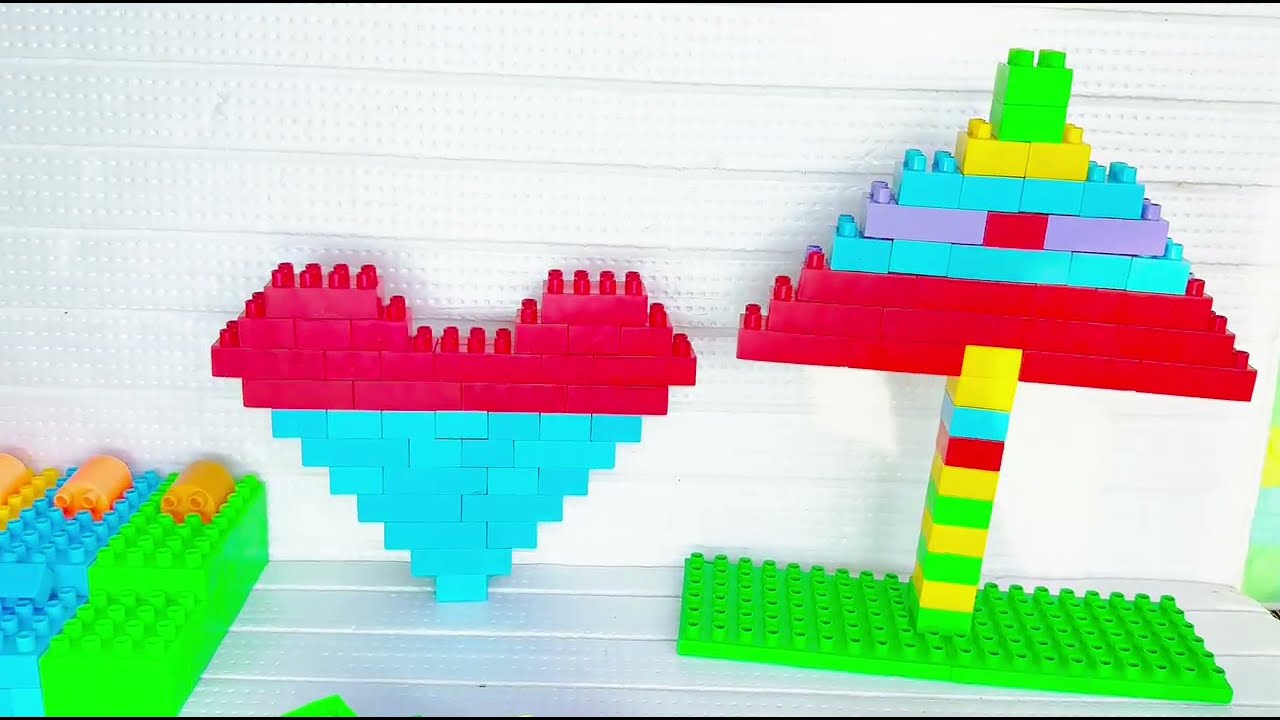 ASMR Lego Tree Build .Calm &Satisfying Big tree.Lego/blok Building/blok