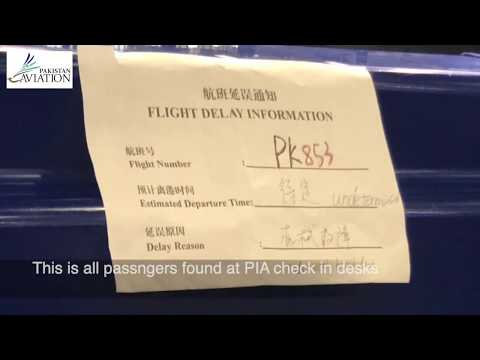 PIA passengers protest at Beijing airport after flight cancellation