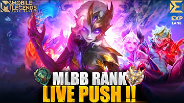 🔥 MLBB RANK PUSH LIVE 😱 ROAD TO MYTHIC GLORY!!
