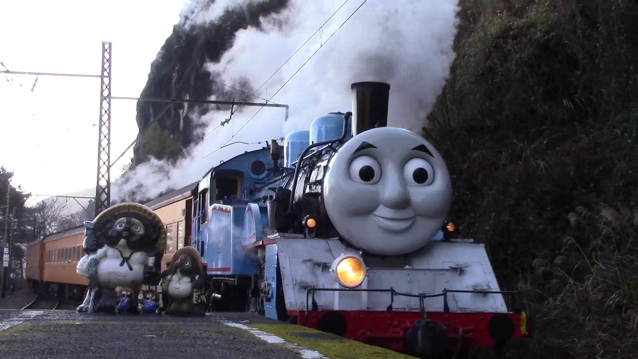 大井川鐵道　トーマス号（家山駅往路）　神尾駅通過