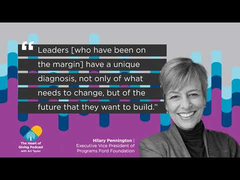 Heart of Giving, Hilary Pennington, Ford Foundation - YouTube