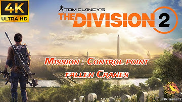 The Division 2 Walkthrough [PS5] | Control Point - Fallen Cranes | 4K 60fps