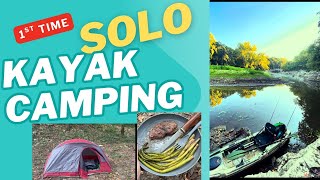 FIRST TIME SOLO KAYAK CAMPING (How Hard Can It Be)