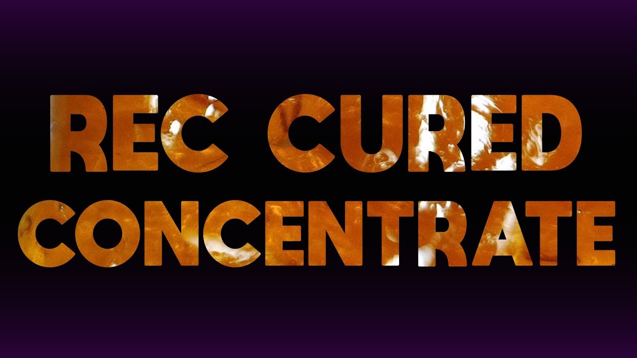 Recreational Cured Concentrate - THC Championship (2018 Winners)