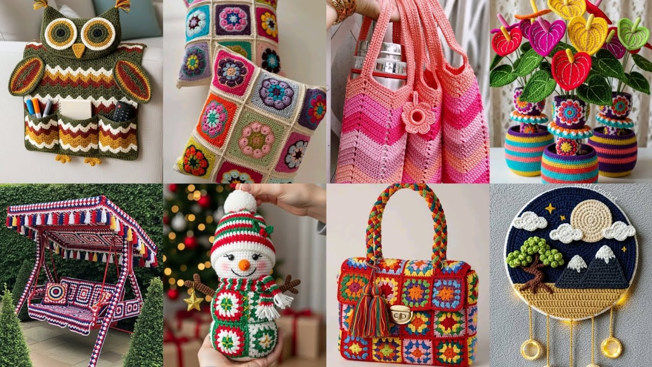 Most beautiful & trending crochet handmade items and ideas ||Home decor ideas part 11 2025