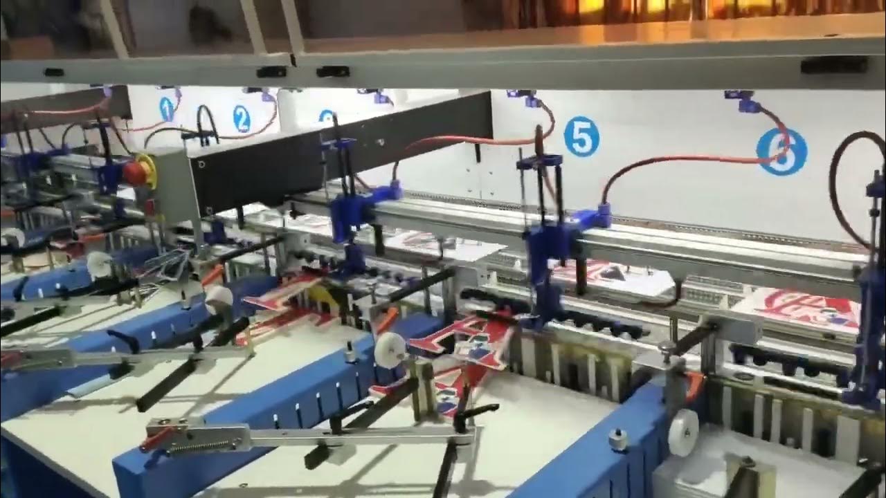 Sheet paper collation machine made by Koten Machinery. YouTube