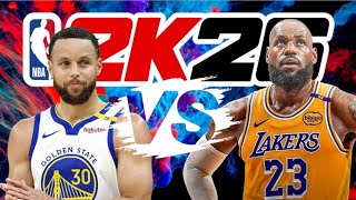 NBA LIVE! Lakers VS Warriors November 7,2025 PS5 NBA2K26
