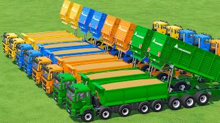 Work With Colors | Transporting GIANTS Truck & Trailer With MAN Truck In Fs22 | Farming Simulator 22