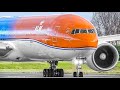 200 close up takeoffs and landings in 2 hours  amsterdam airport schiphol plane spotting amseham