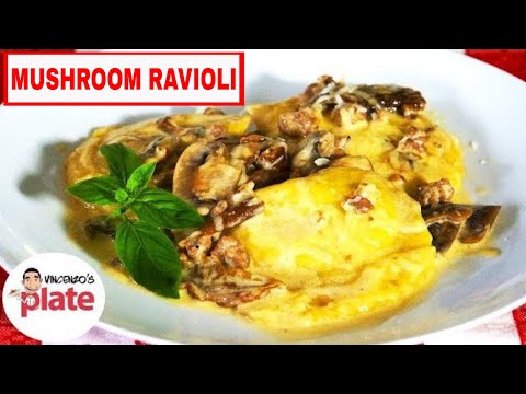 mushroom-ravioli-recipe-|-creamy-mushrooms-ravioli-pasta-with-cream