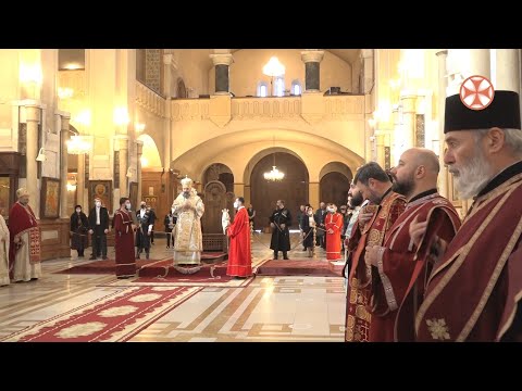 საკვირაო მსახურება ყოვლადწმინდა სამების სახელობის საპატრიარქო ტაძარში, 24.10. 2021