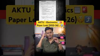 Fundamentals of Electronics Engineering One Shot 🫡 | AKTU PYQ + Important Questions 🔥