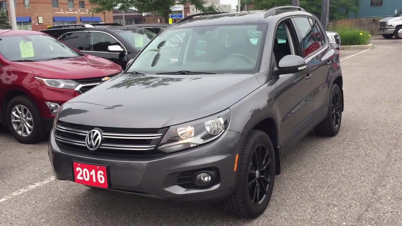 Pre Owned 2016 Volkswagen Tiguan Sunroof Grey Oshawa ON Stock B12542
