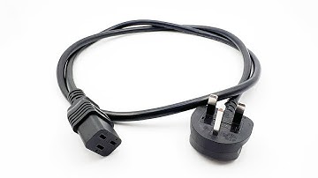 C19 power cord UK plug for Iceriver Kaspa KS5L, KS3M, KS3L and KS3 ASIC miner