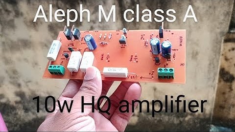 Aleph Mini class A amplifier
