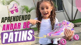 APRENDENDO ANDAR DE PATINS | DIA COM LARA