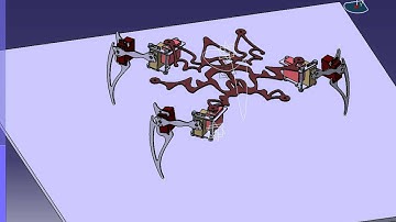 Hexapode Simulation Catia V5 Kinematic