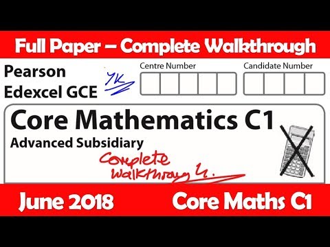Edexcel GCE Maths