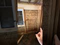 Prep for the window cut out