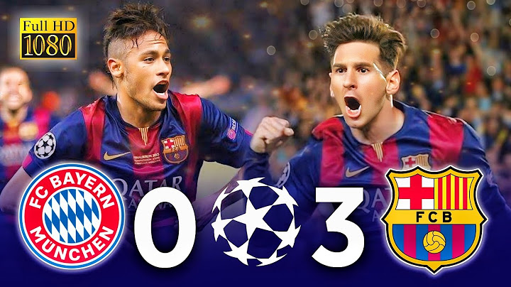 Barcelona(3-0) Bayern munich 💥⚡️ champions league 2015 🔥 A match for history 🤯Messi is amazing 🔥FHD