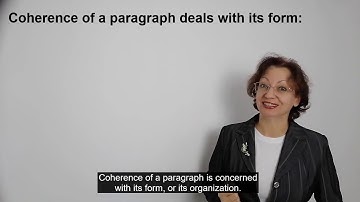 6.4. Coherence / Paragraph / English Writing