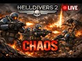 HELLDIVERS 2 LIVE 🔴 No Plan. Random Squad. Total Chaos.