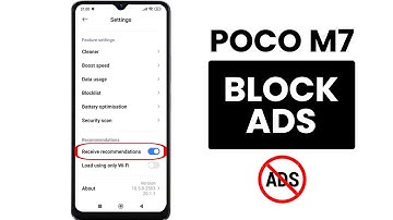 How to Disable Ads in Poco M7 - Remove Ads