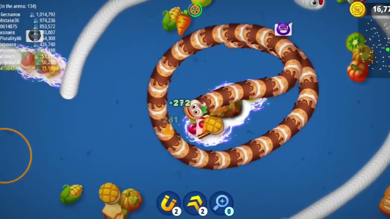 Worms Zone io Hungry Snake Game 🐍🐛