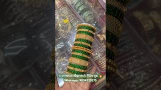 Beautiful Marathi Bridal Green Bangles