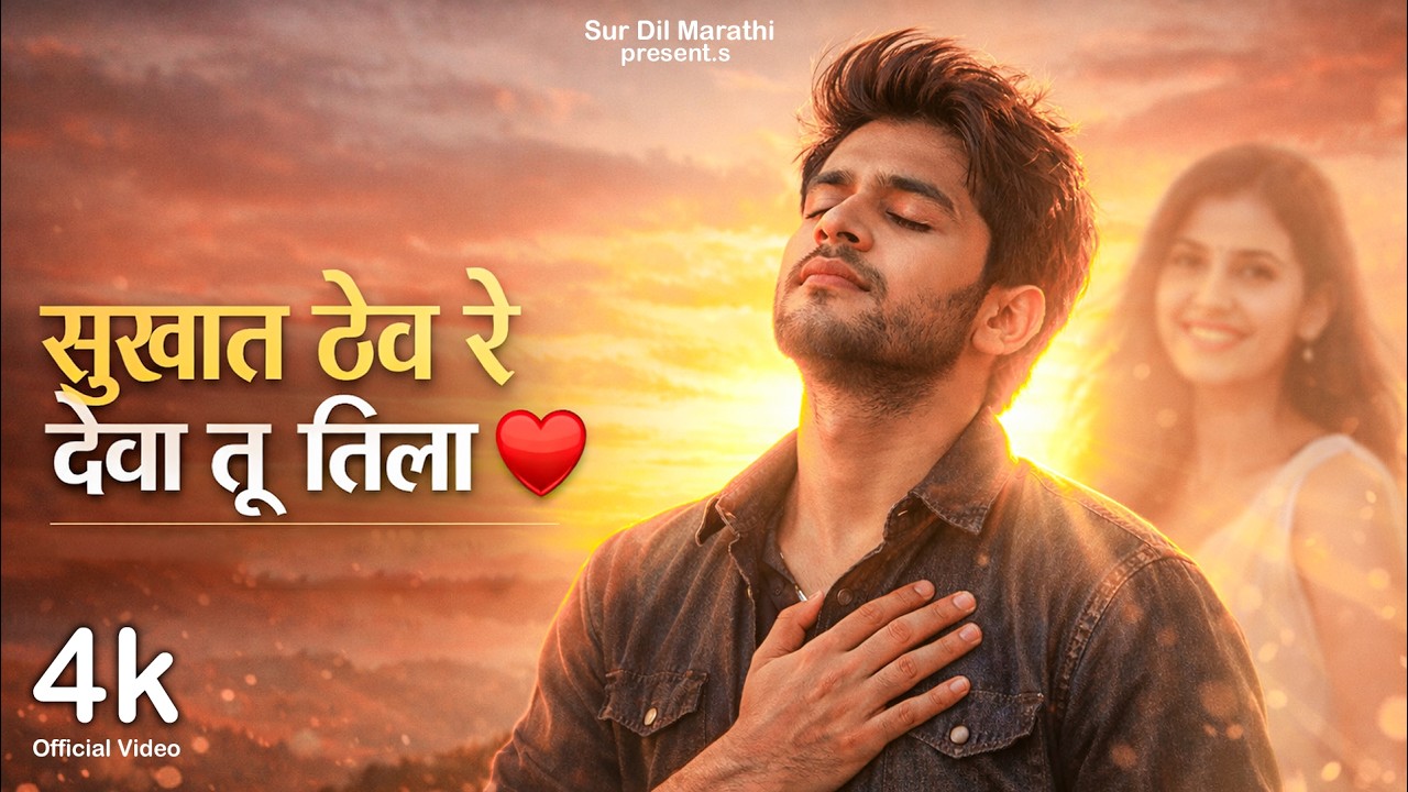 Sukhata Theva Re Deva Tu Tila | Soulful Marathi Love Song | Male Version “सुखात ठेव रे देवा तू तिला”